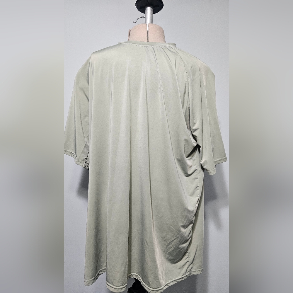 Real Essentials Sage Green Short Sleeve Tee